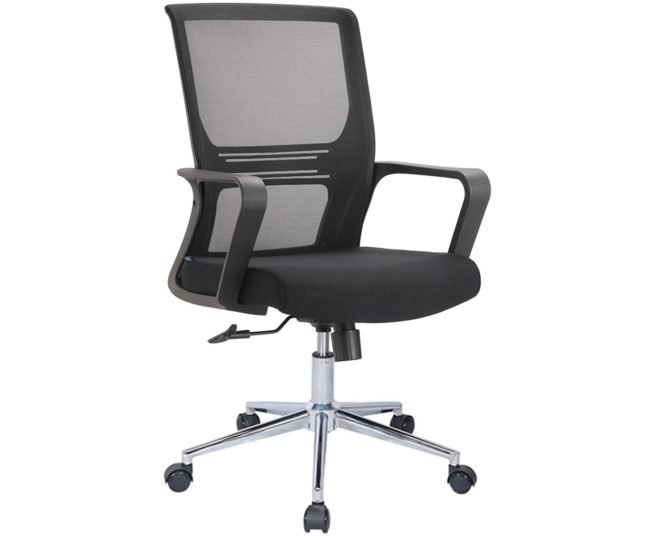 LOW BACK OFFICE CHAIR- BLACK