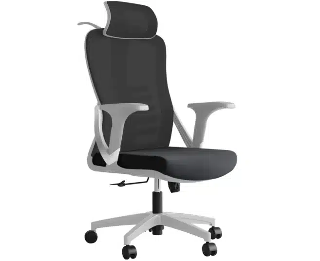 HIGH BACK OFFICE CHAIR -GREY & BLACK
