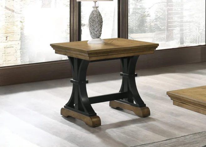 WOODEN End table