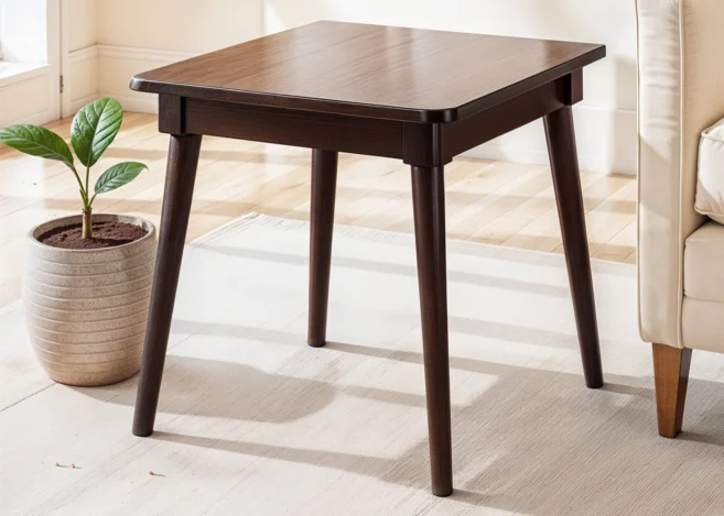 WOODEN END TABLE