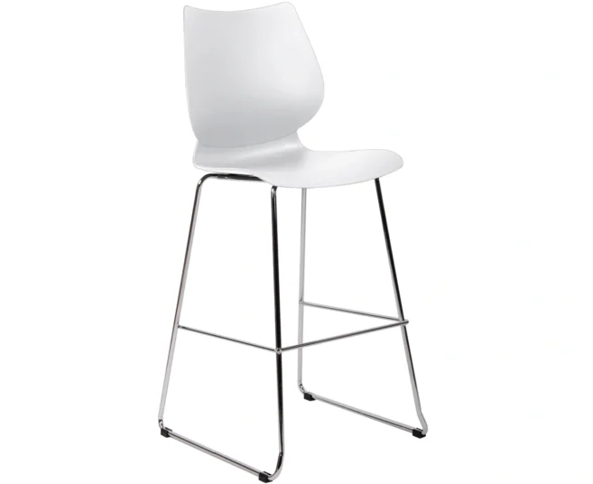 KUDOS BAR STOOL-WHITE