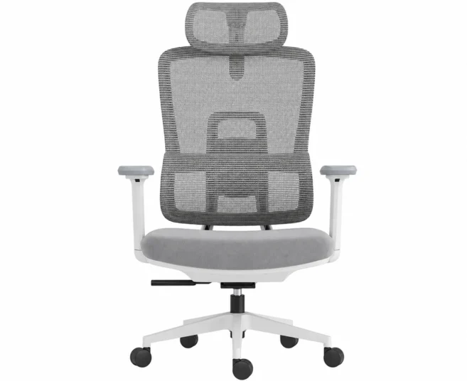 POKA ERGONOMIC OFFICE CHAIR - GREY